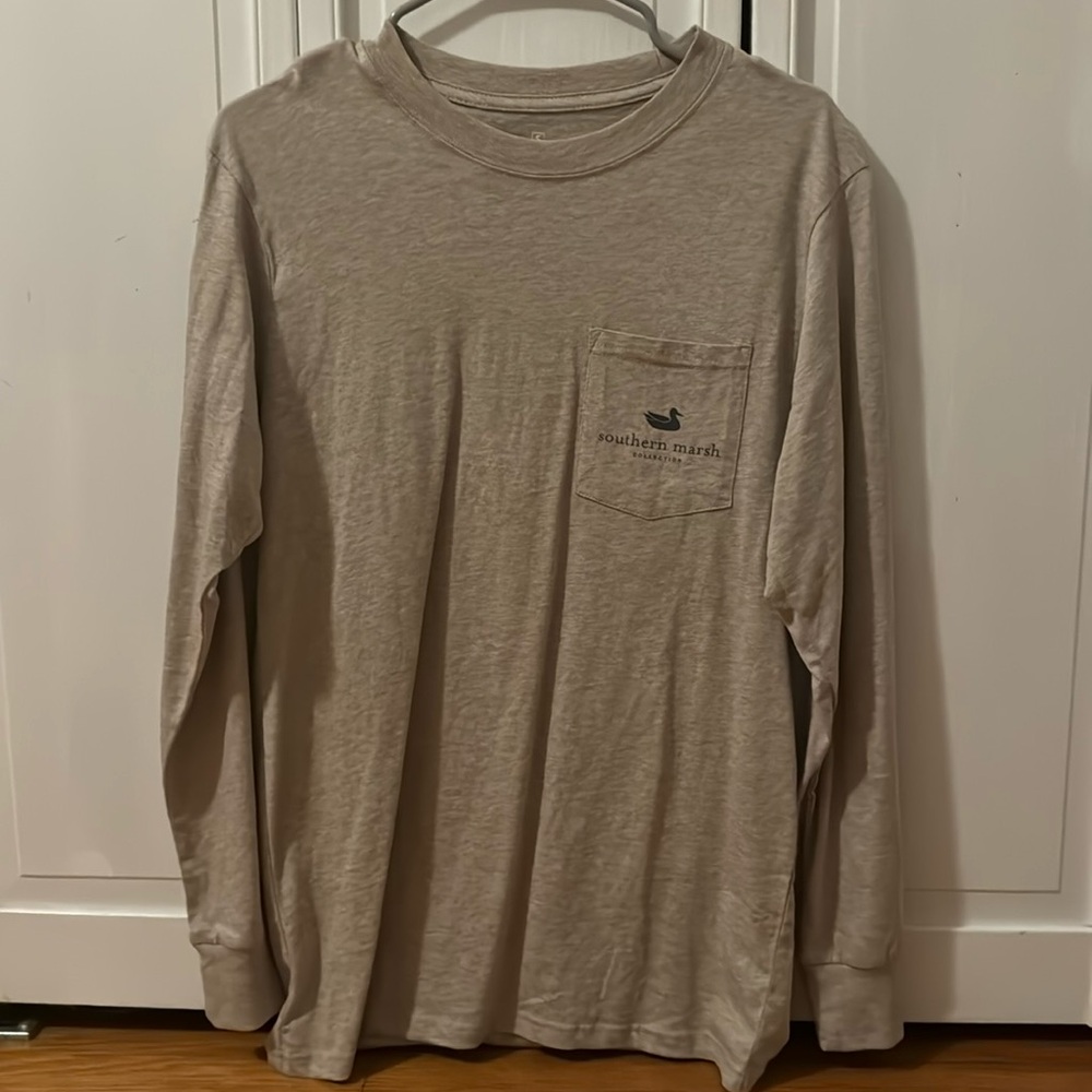 men’s southern marsh long sleeve t shirt